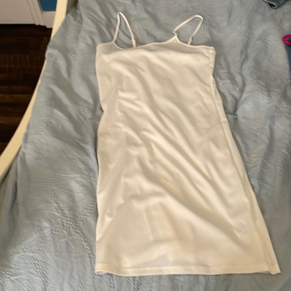 white dress